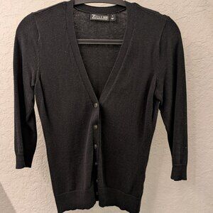 NY & Co Black Button up Cardigan XS